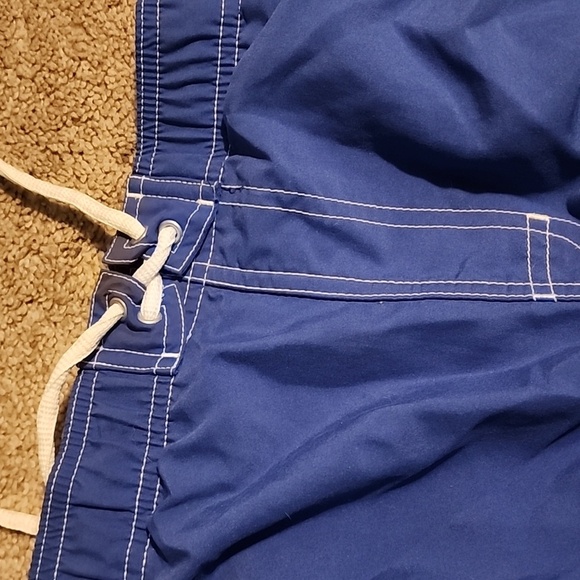NIKE Vintage Blue & Black Swim Trunks - Picture 7 of 15